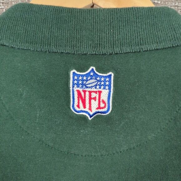 Vintage Green Bay Packers NFL Pro Line Short Sleeve Green Polo Shirt Men's XL - Picture 9 of 10